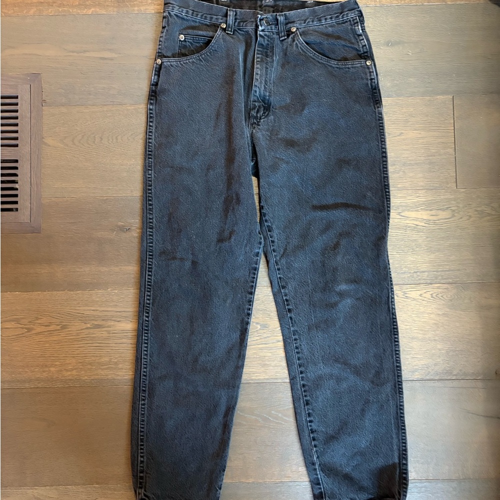 Wrangler Black Straight Jeans Timeless Style